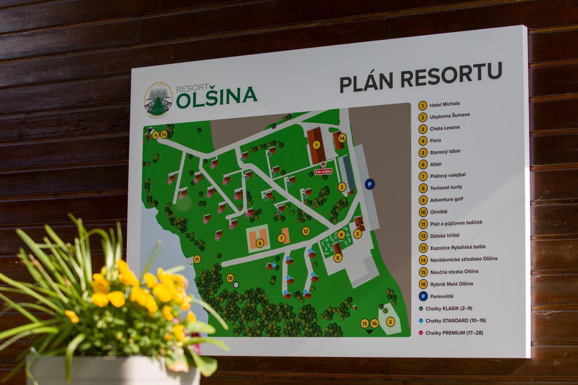 Resort Olšina Horní Planá Exterior foto
